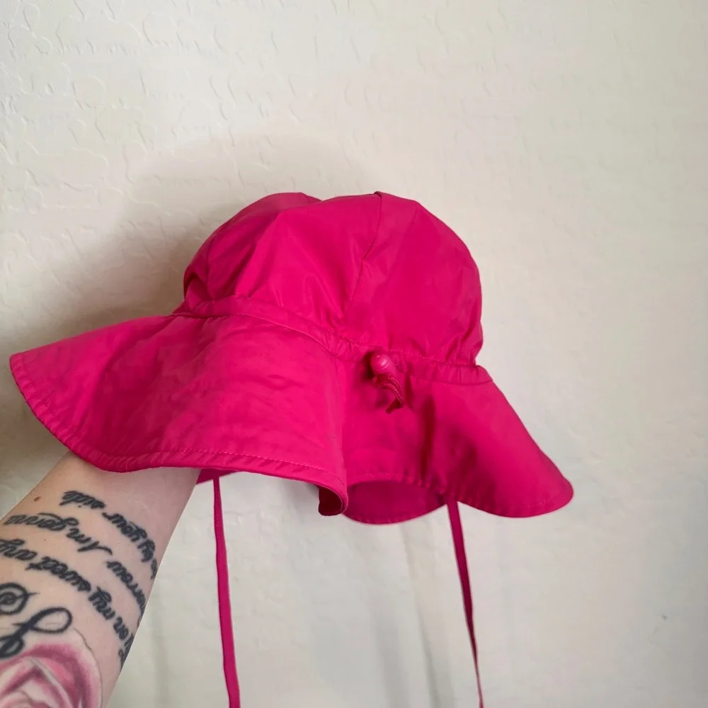 Quince Kids Pink Recycled Polyester Sun Hat Wide Brim Toddler 3T‎ Summer Beach